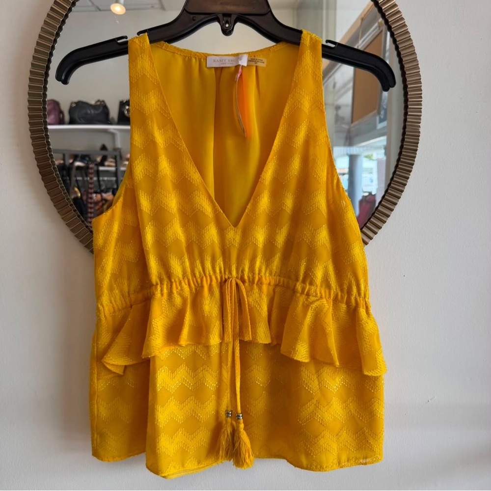Ramy Brook Yellow Size S Shirt